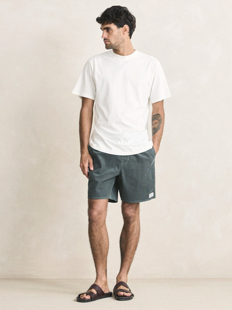 Classic Cord Jam Short - Silver Pine