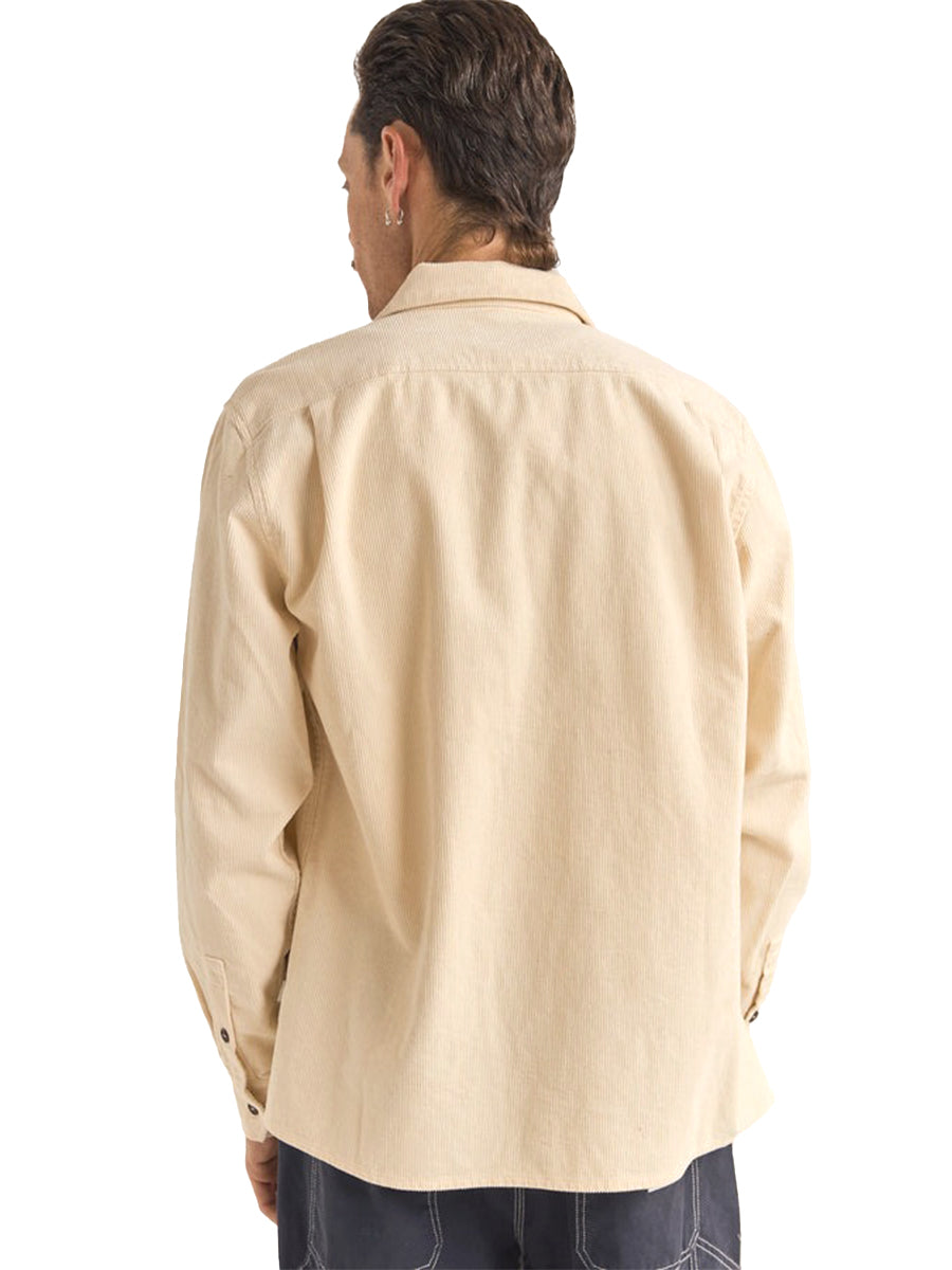 Cord Long Sleeve Shirt - Natural