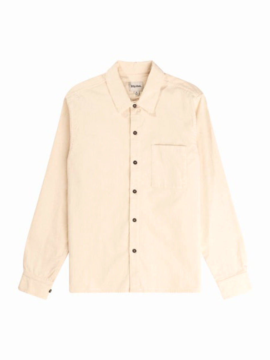 Cord Long Sleeve Shirt - Natural