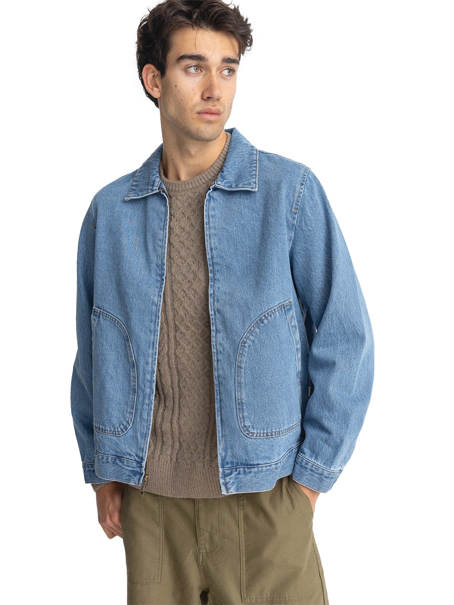 Denim Utility Jacket - Worn Indigo