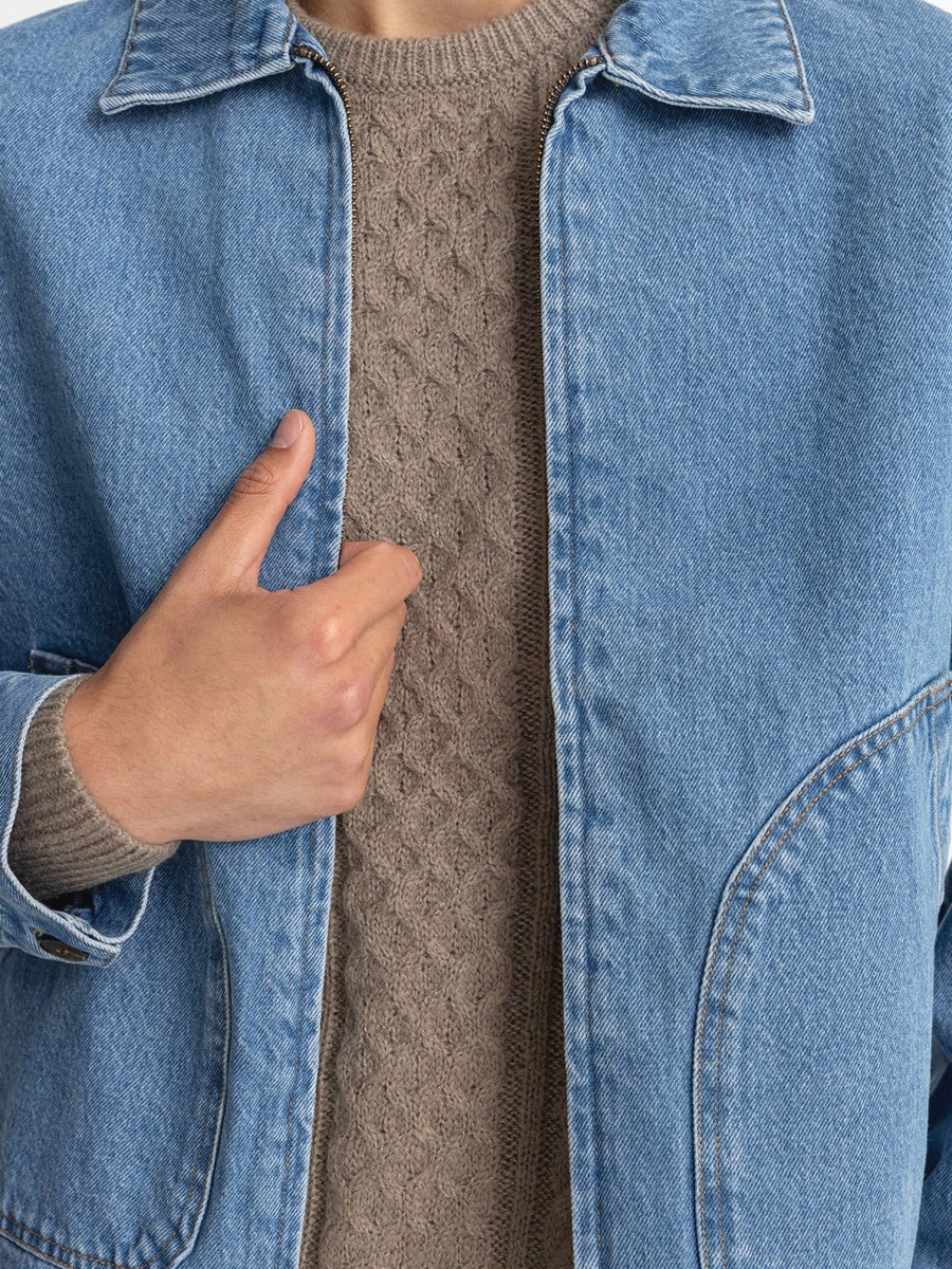 Denim Utility Jacket - Worn Indigo