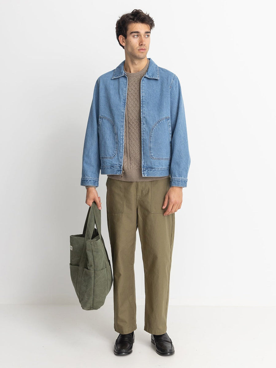 Denim Utility Jacket - Worn Indigo