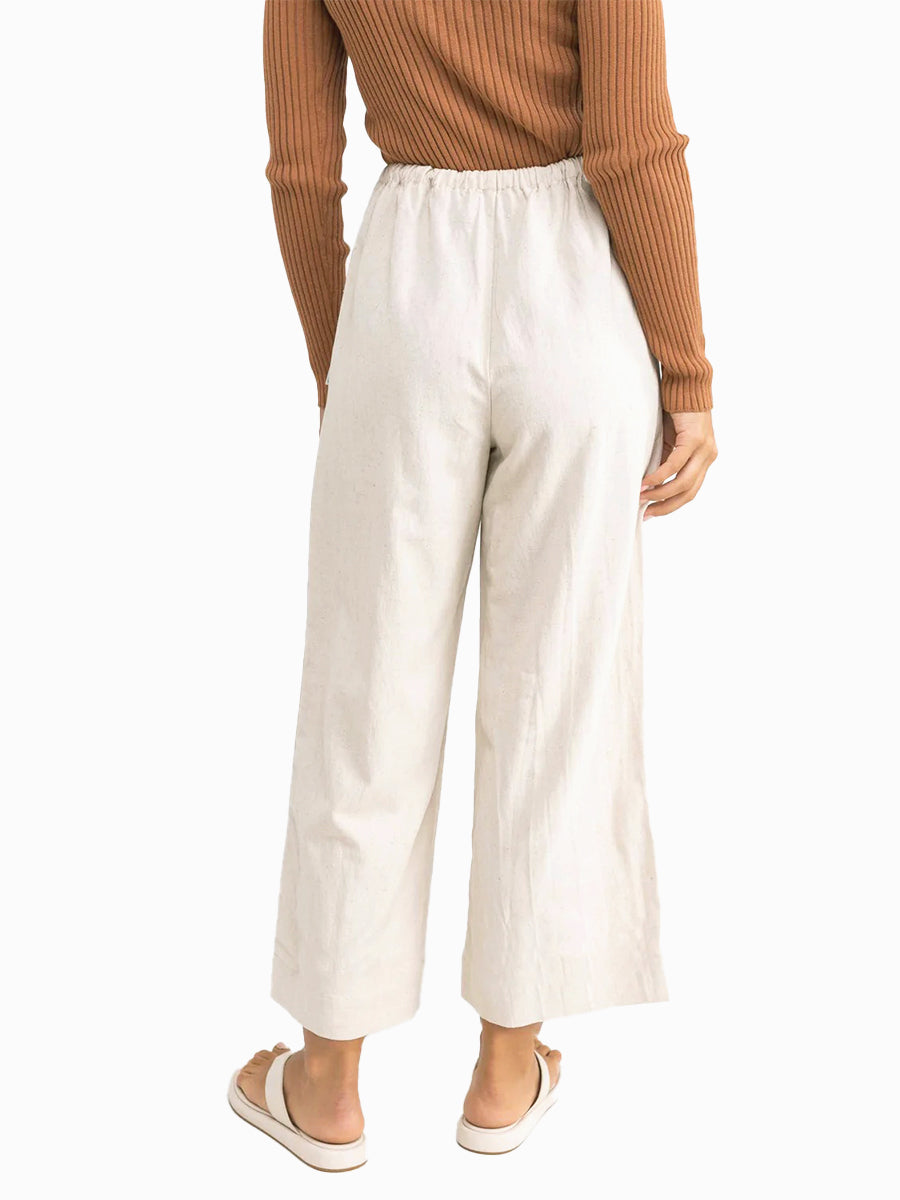 Classic Drawstring Pant - Oat