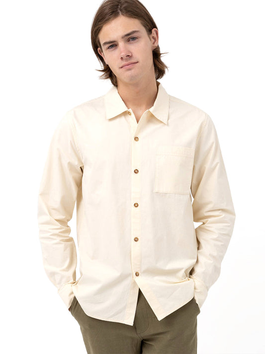 Essential Long Sleeve Shirt - Natural