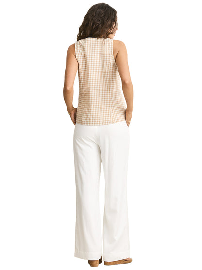 Essential Wide-Leg Pants - White
