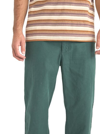 Essential Twill Trouser - Dark Green