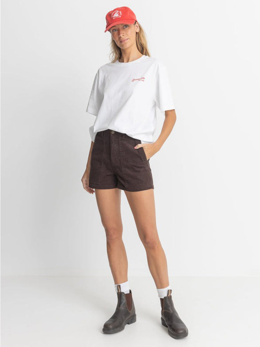 Fatigue Corduroy Short - Chocolate