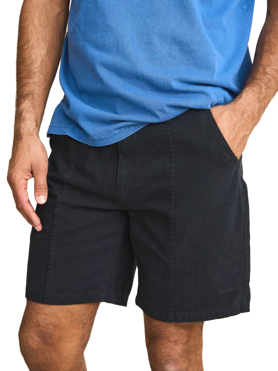 Haight Herringbone Shorts - Vintage Black