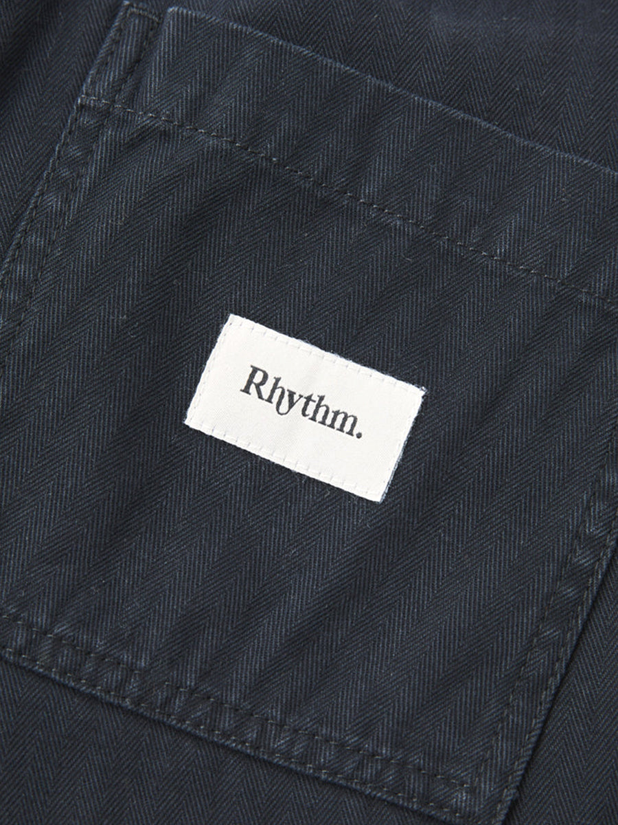 Haight Herringbone Shorts - Vintage Black