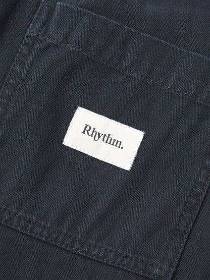 Haight Herringbone Shorts - Vintage Black