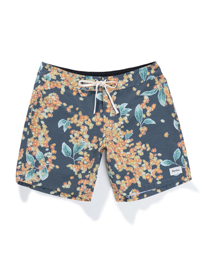 Isle Floral Trunk - Dark Navy