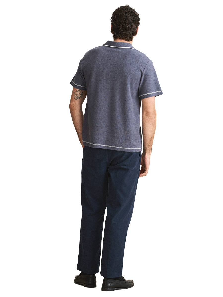 Ladder Vintage Terry Polo - Vintage Navy