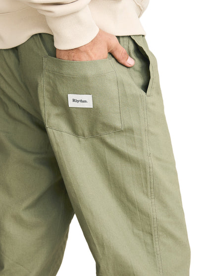 Linen Jam Pants - Olive