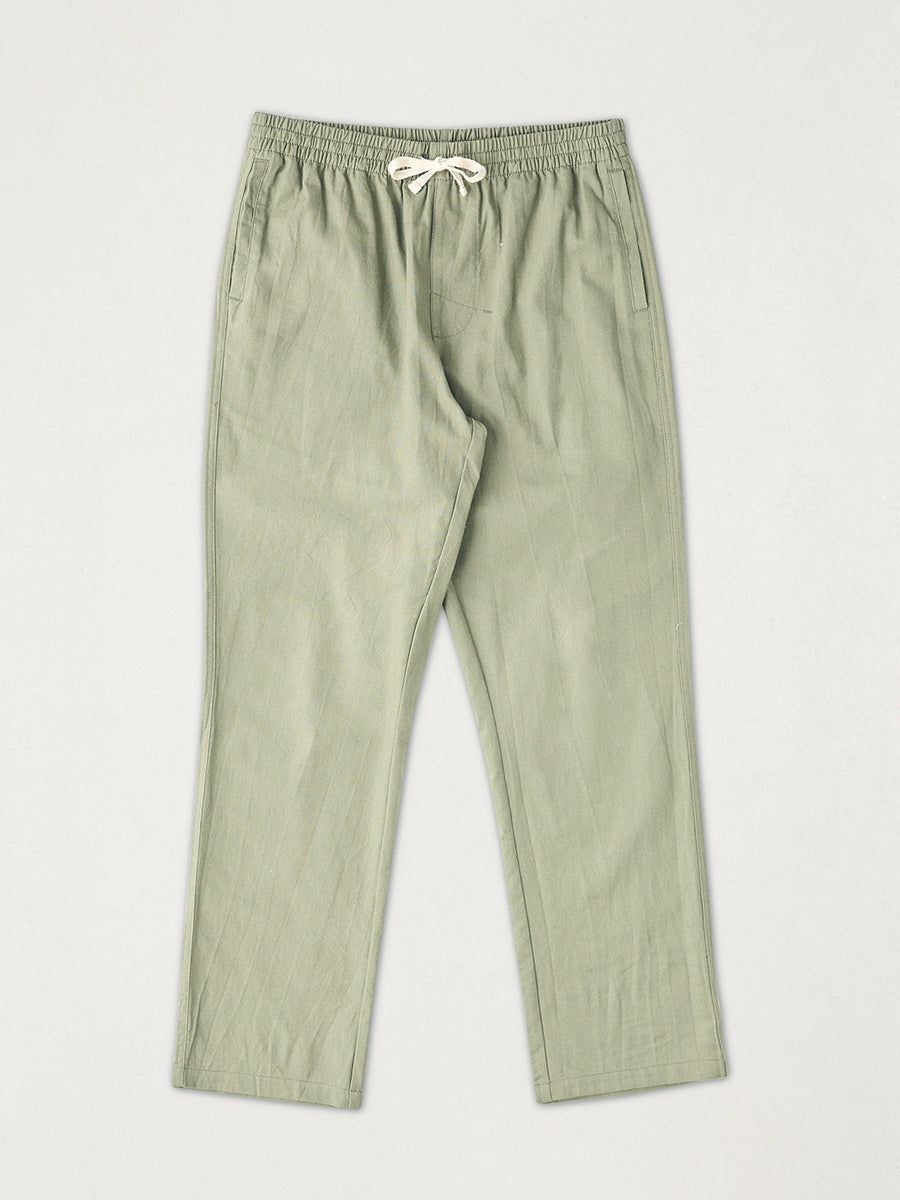 Linen Jam Pants - Olive