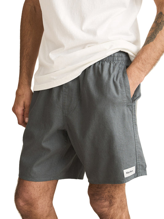 Classic Linen Jam Shorts - Silver Pine
