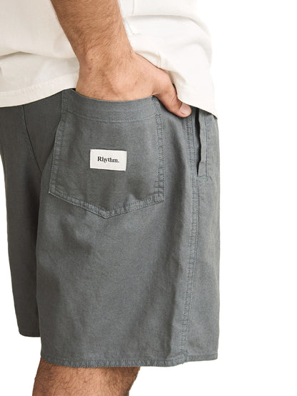 Classic Linen Jam Shorts - Silver Pine
