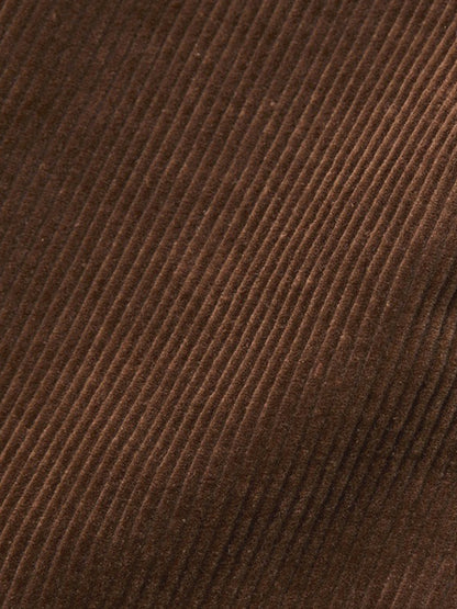 Luca Cord Shacket - Chocolate