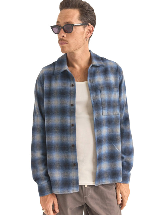 Mar Flannel Shirt - Blue