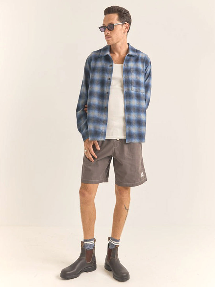 Mar Flannel Shirt - Blue