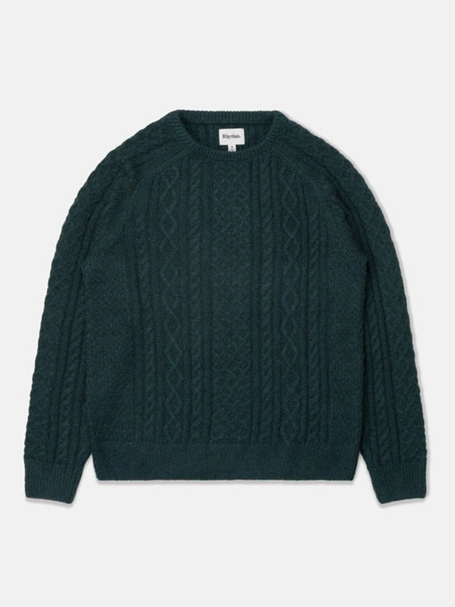 Mohair Fisherman's Knit - Pine