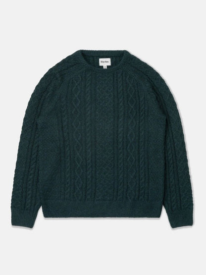 Mohair Fisherman's Knit - Pine
