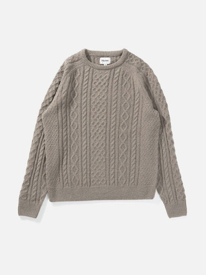 Mohair Fisherman's Knit - Sand