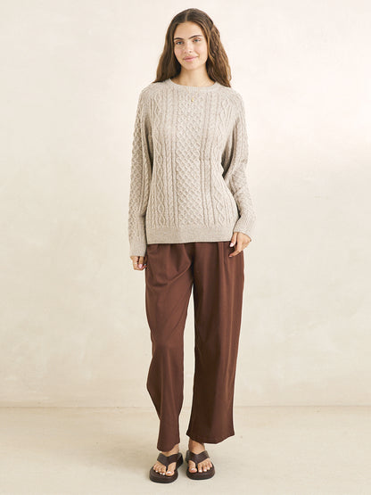 Mohair Oceanside Sweater - Sand