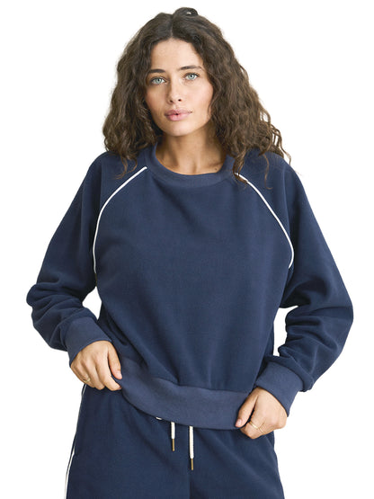 Pipe Polar Crewneck Sweatshirt - Ocean