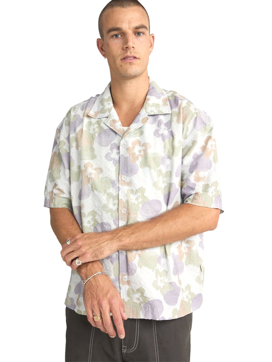 Floral Camo Short Sleeve - White