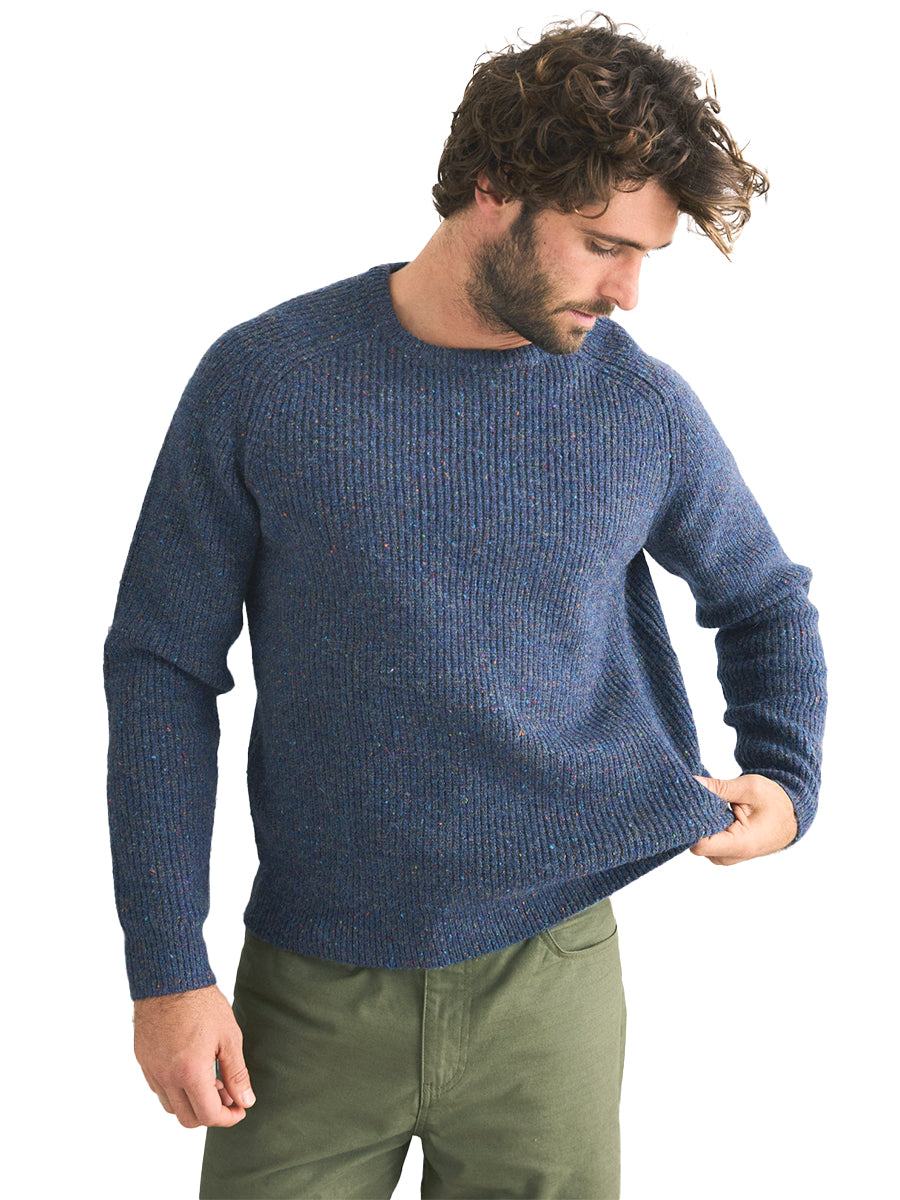 Scramble Crew Knit - Navy