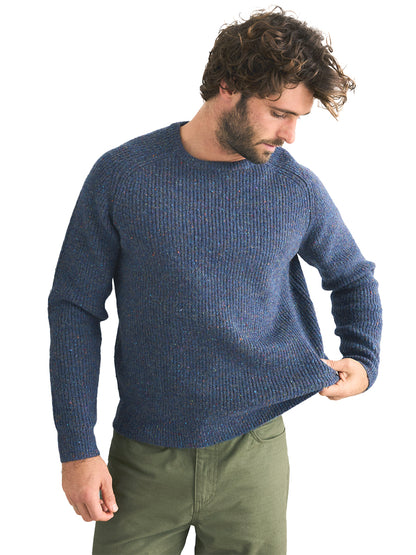 Scramble Crew Knit - Navy