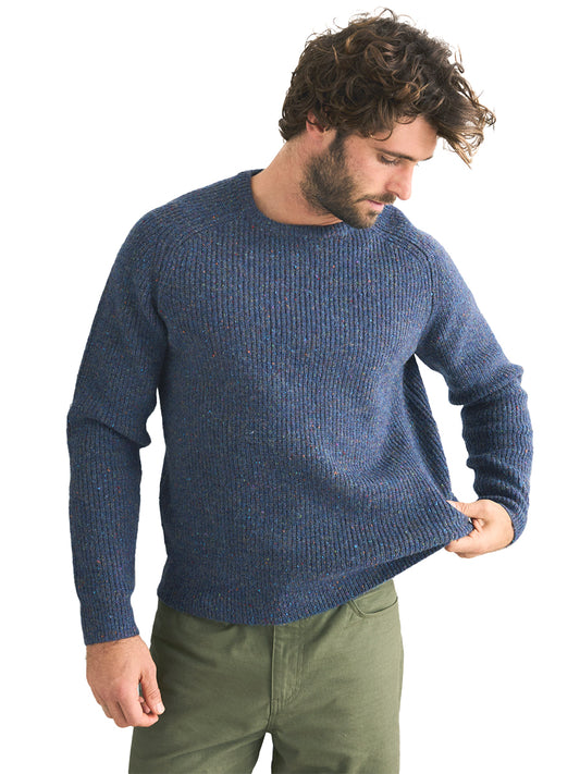 Scramble Crew Knit - Navy