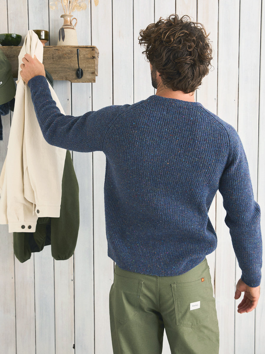 Scramble Crew Knit - Navy