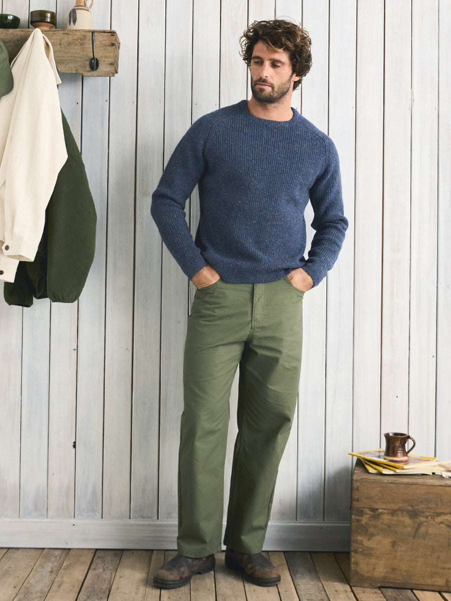 Scramble Crew Knit - Navy