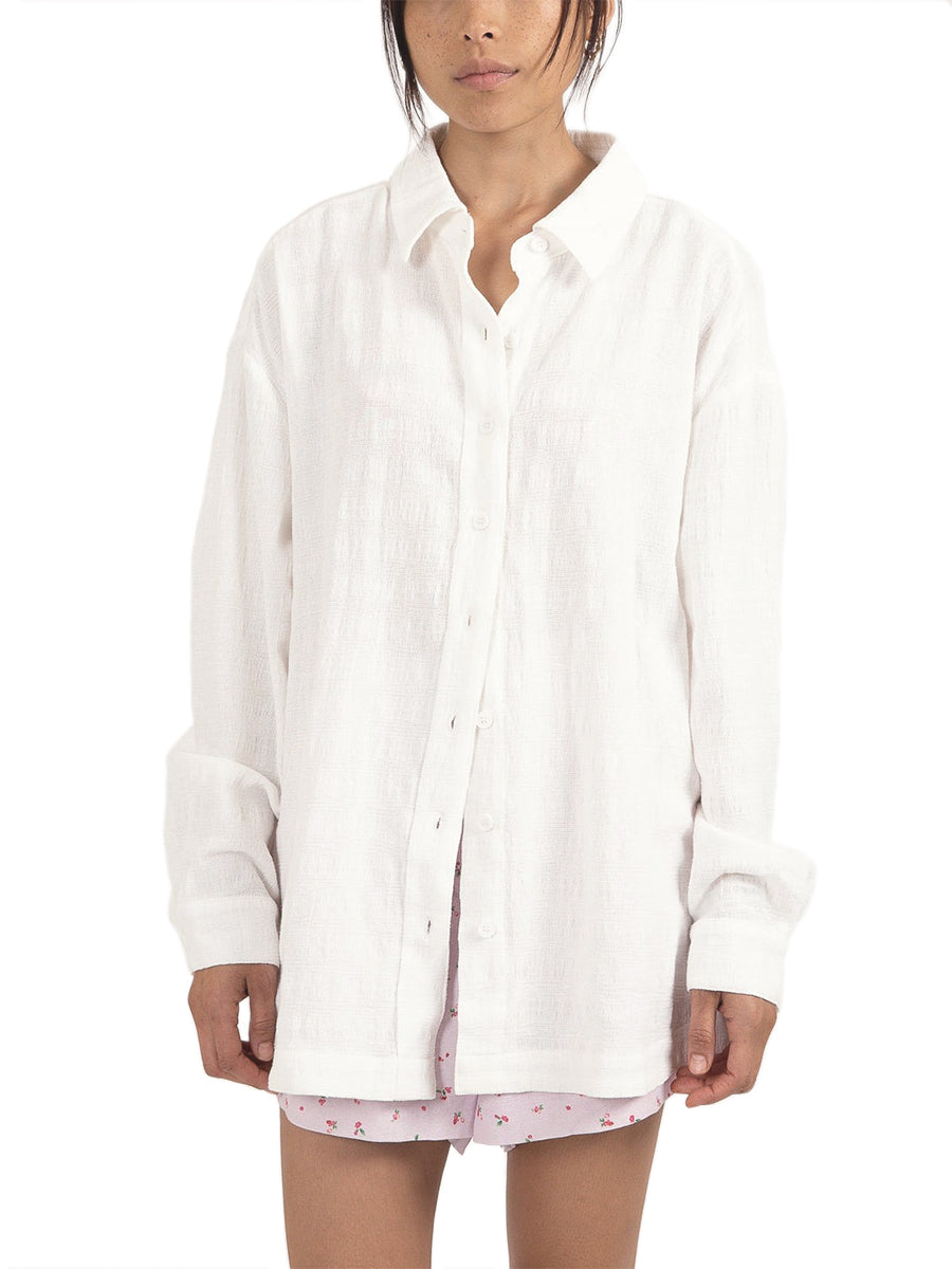 Shore Oversized Shirt - White