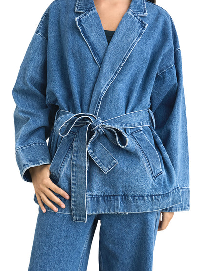 Shoreline Denim Blazer - Indigo
