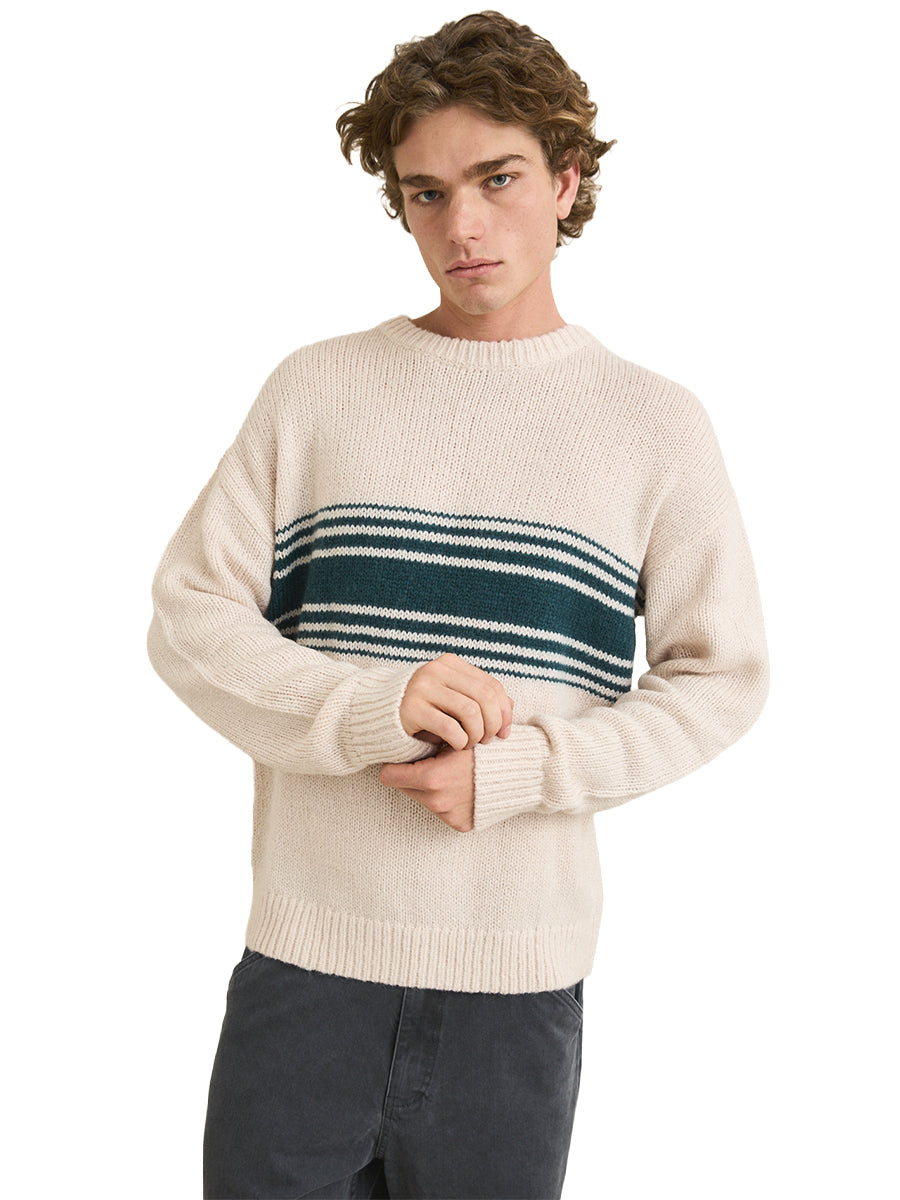 Strata Striped Sweater - Natural