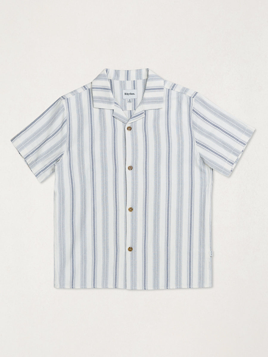 Turkish Stripe Short Sleeve Shirt - Natural
