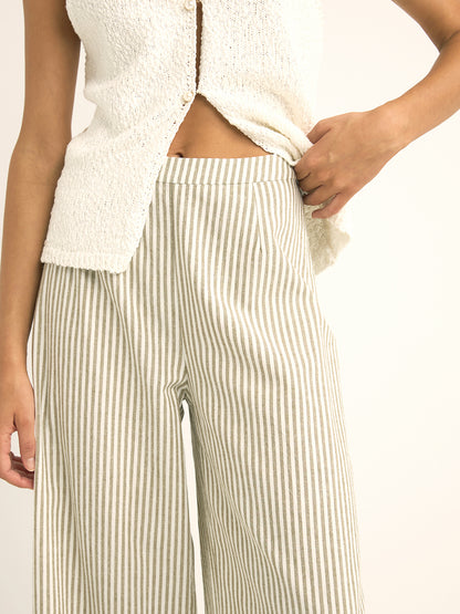 Valley Wide Leg Pant - Ivy