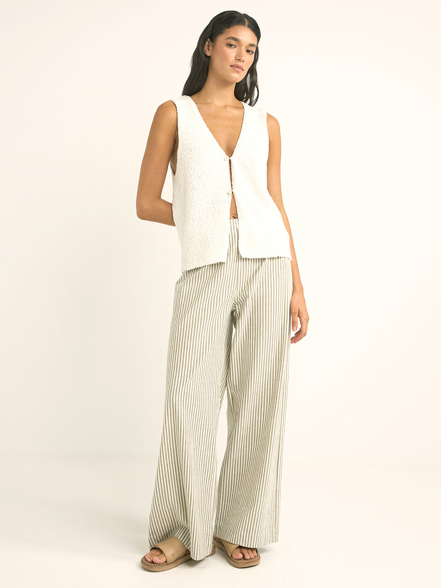 Valley Wide Leg Pant - Ivy