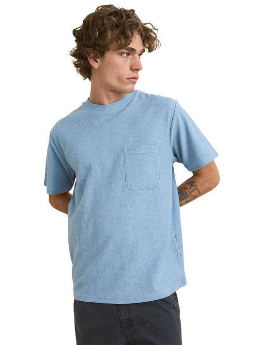 Vintage Terry Tee - Slate Blue