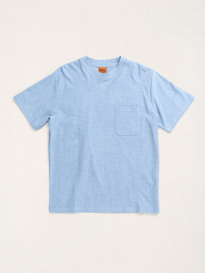 Vintage Terry Tee - Slate Blue