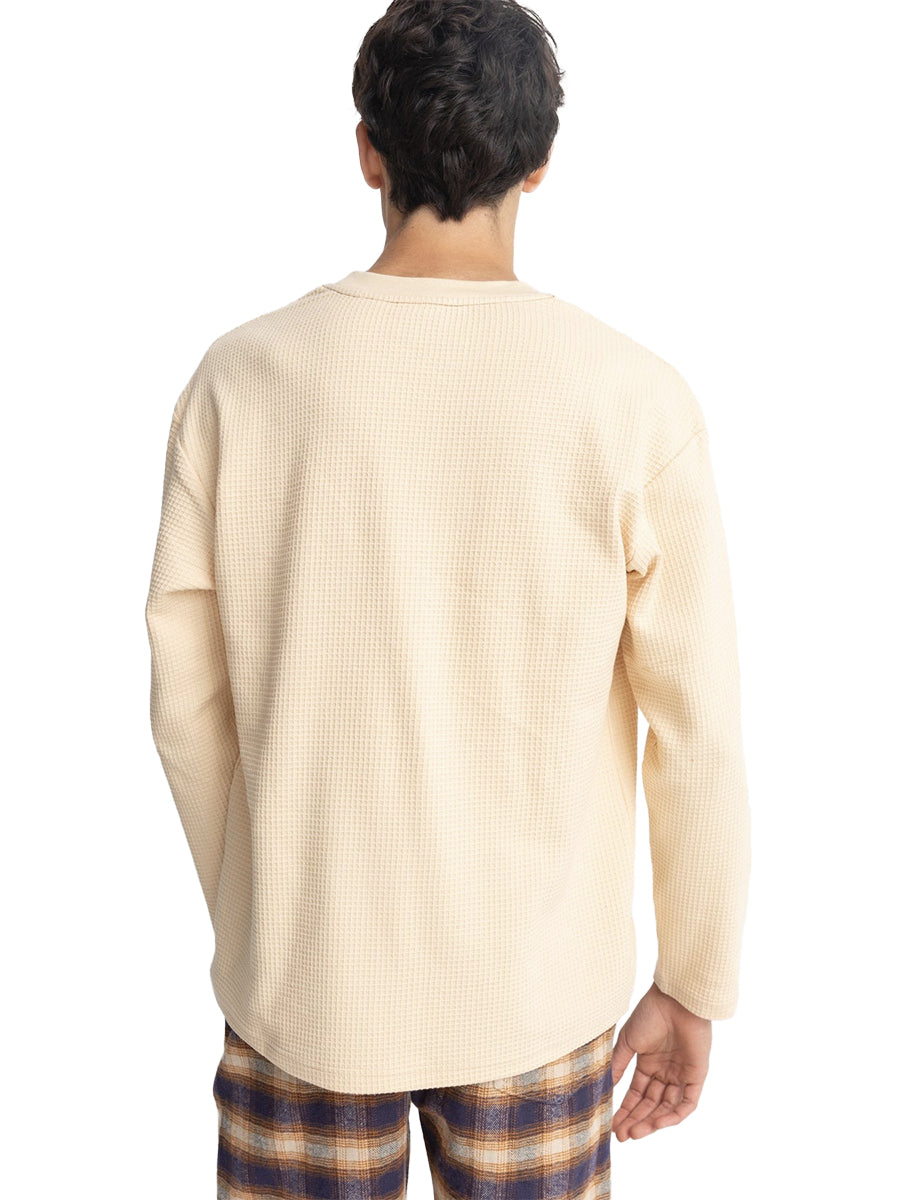 Vintage Waffle Long Sleeve - Natural