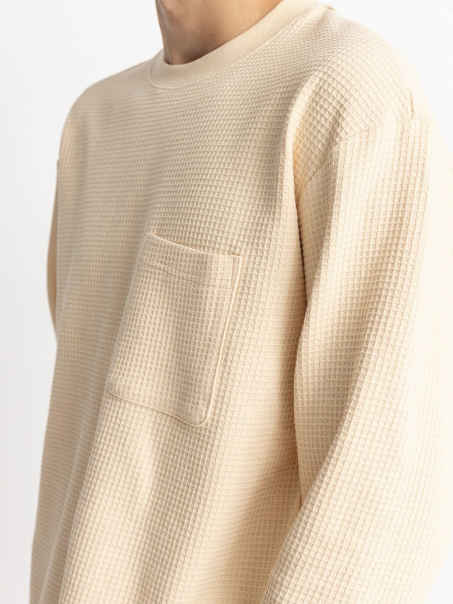 Vintage Waffle Long Sleeve - Natural