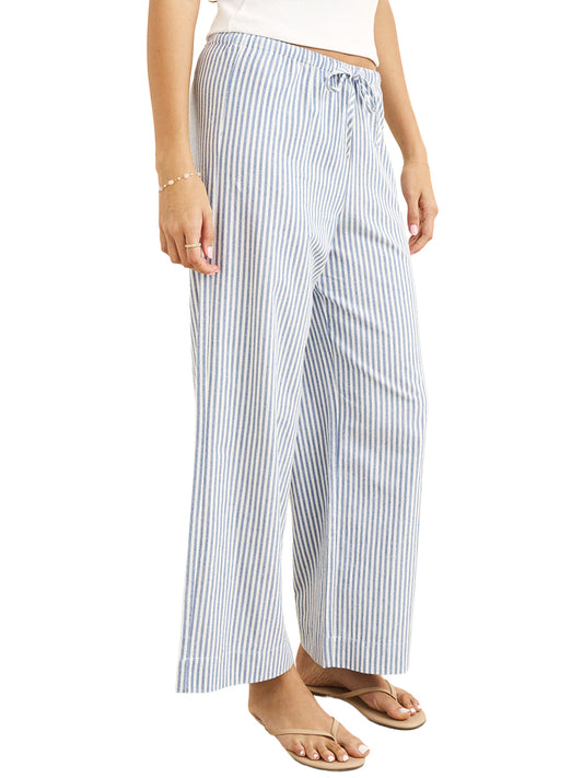 Vista Stripe Beach Pants - Blue