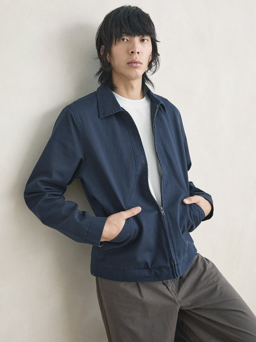 Warped Twill Jacket - Midnight Navy