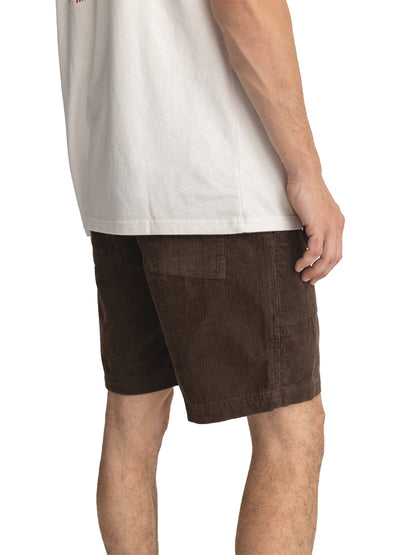 Worn Path Cord Shorts - Brown