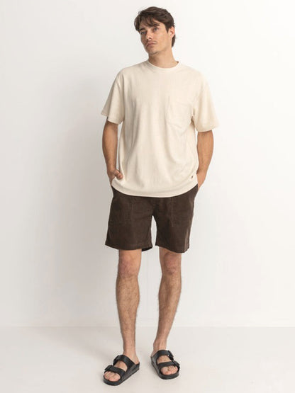 Worn Path Cord Shorts - Brown