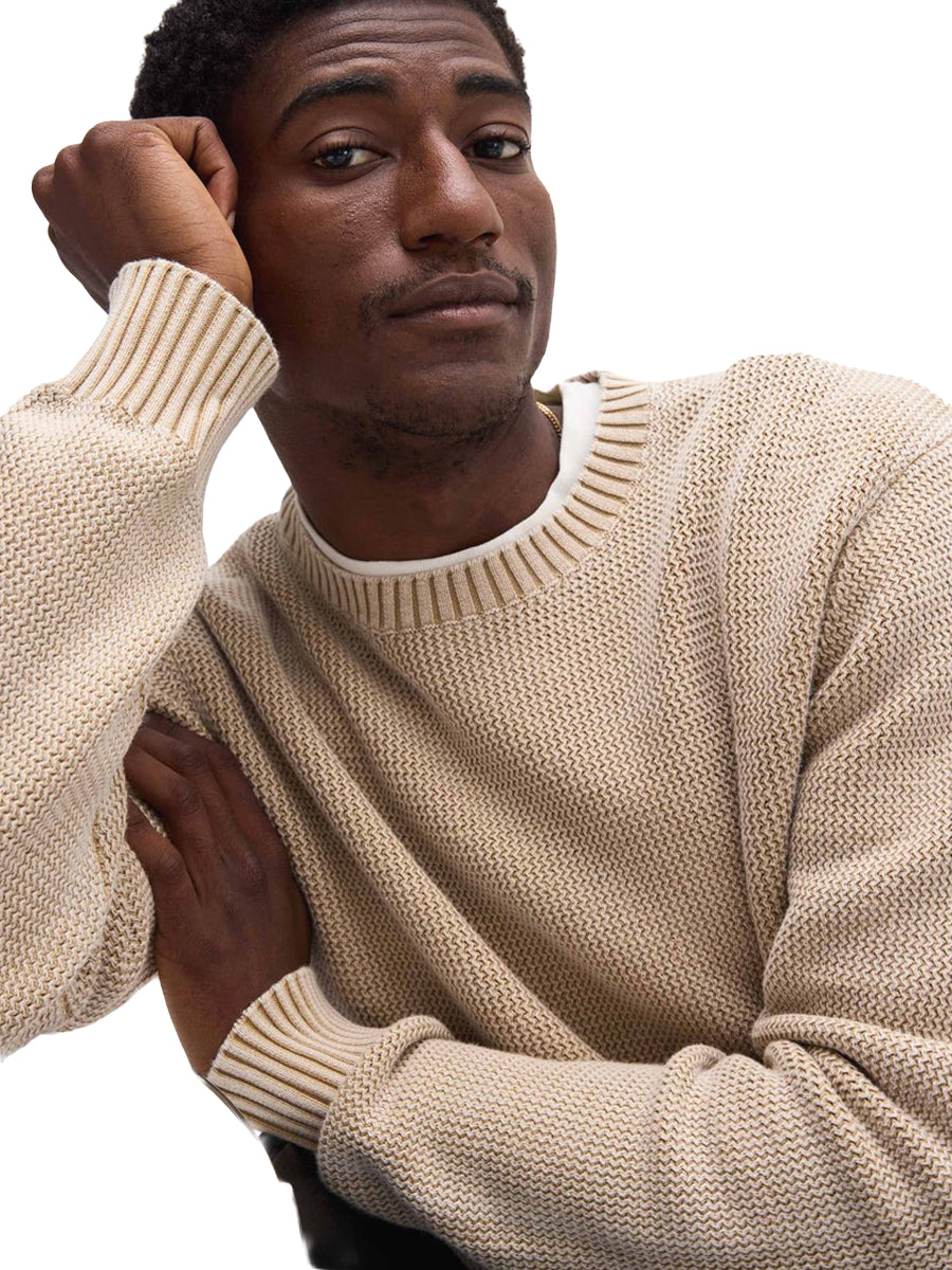 Dune Open Knit Sweater - Khaki