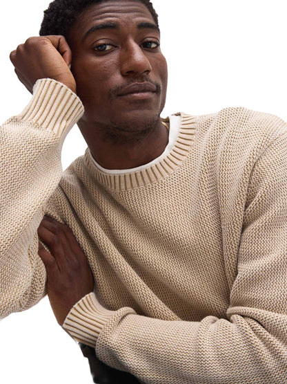 Dune Open Knit Sweater - Khaki